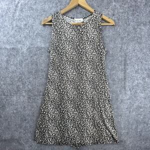 Vintage Together Dress Womens Small Leopard Mob Wife Maximalist‎ Lightweight 90s